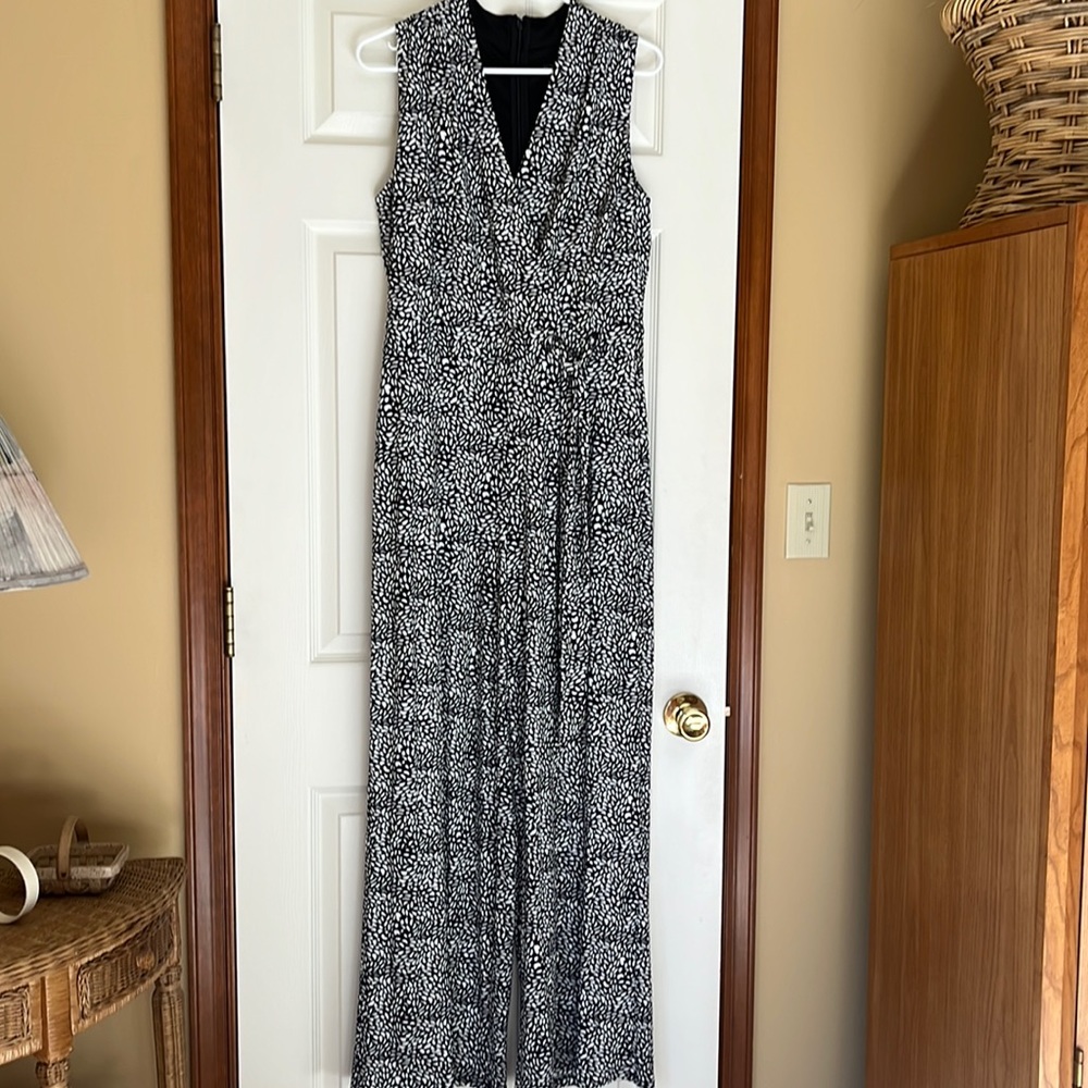 Black and white jumpsuit